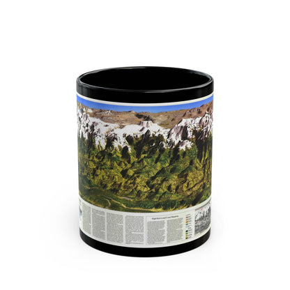 High Himalaya (1988) (Map) Black Coffee Mug-11oz-The Sticker Space