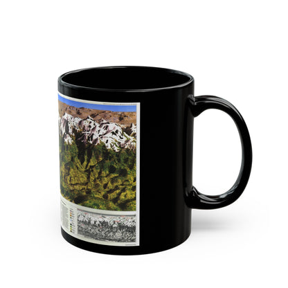 High Himalaya (1988) (Map) Black Coffee Mug-The Sticker Space