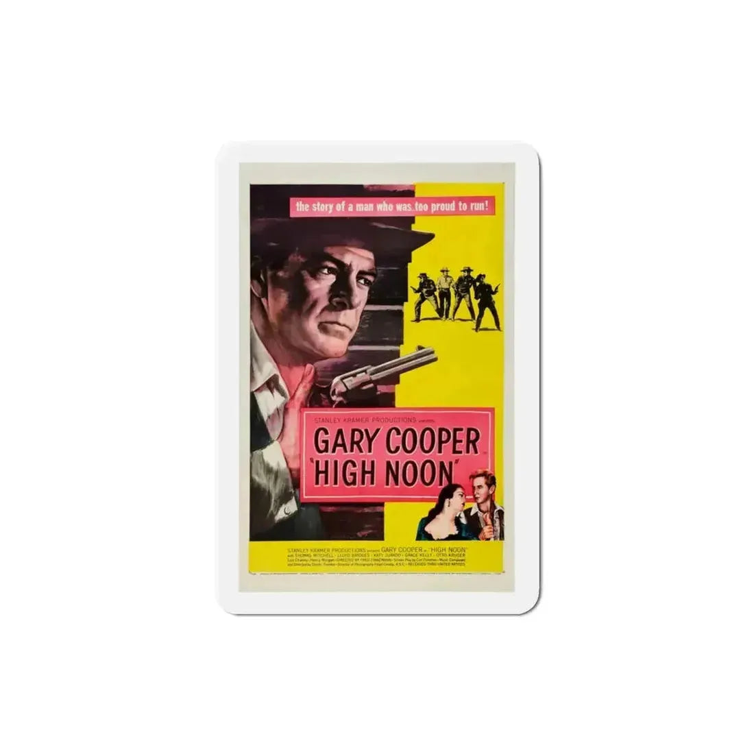 High Noon 1952 Movie Poster Refrigerator Magnet - The Sticker Space
