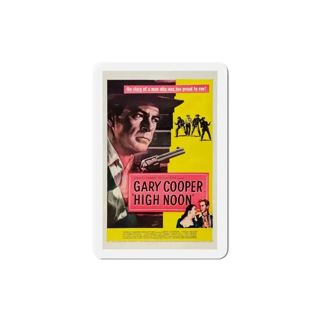 High Noon 1952 Movie Poster Refrigerator Magnet - The Sticker Space