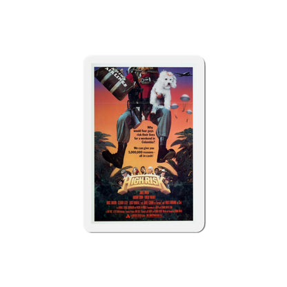 High Risk 1981 Movie Poster Die-Cut Magnet-3" x 3"-The Sticker Space