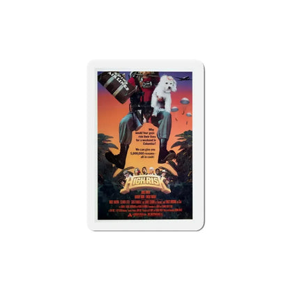 High Risk 1981 Movie Poster Refrigerator Magnet 6 Inch - The Sticker Space
