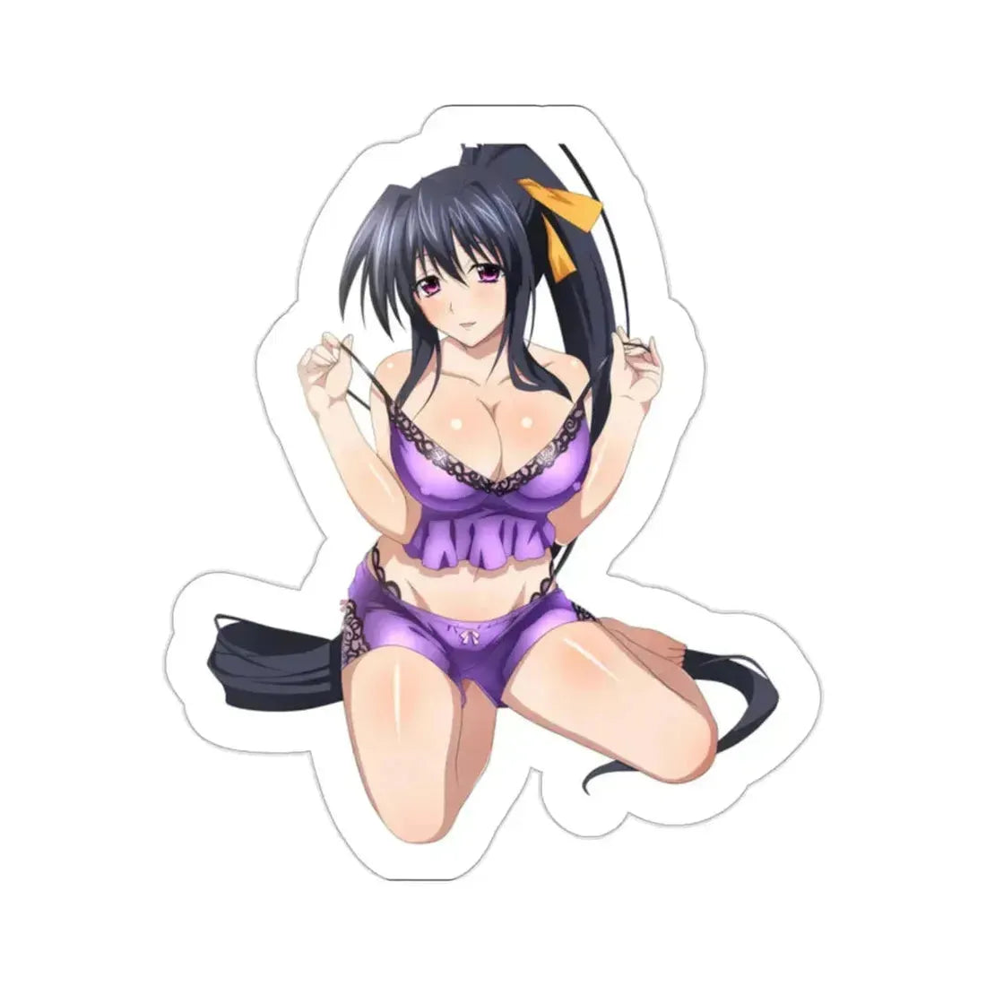 High School DxD - Akeno Himejima v2 (Anime/Ecchi/Waifu) STICKER Vinyl Die-Cut Decal 2 Inch - The Sticker Space