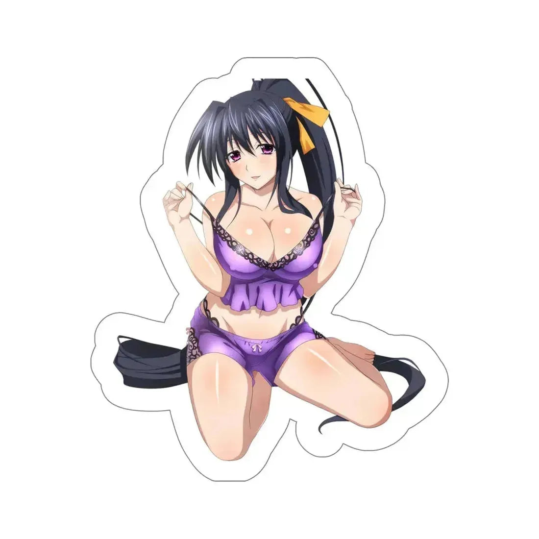High School DxD - Akeno Himejima v2 (Anime/Ecchi/Waifu) STICKER Vinyl Die-Cut Decal 6 Inch - The Sticker Space