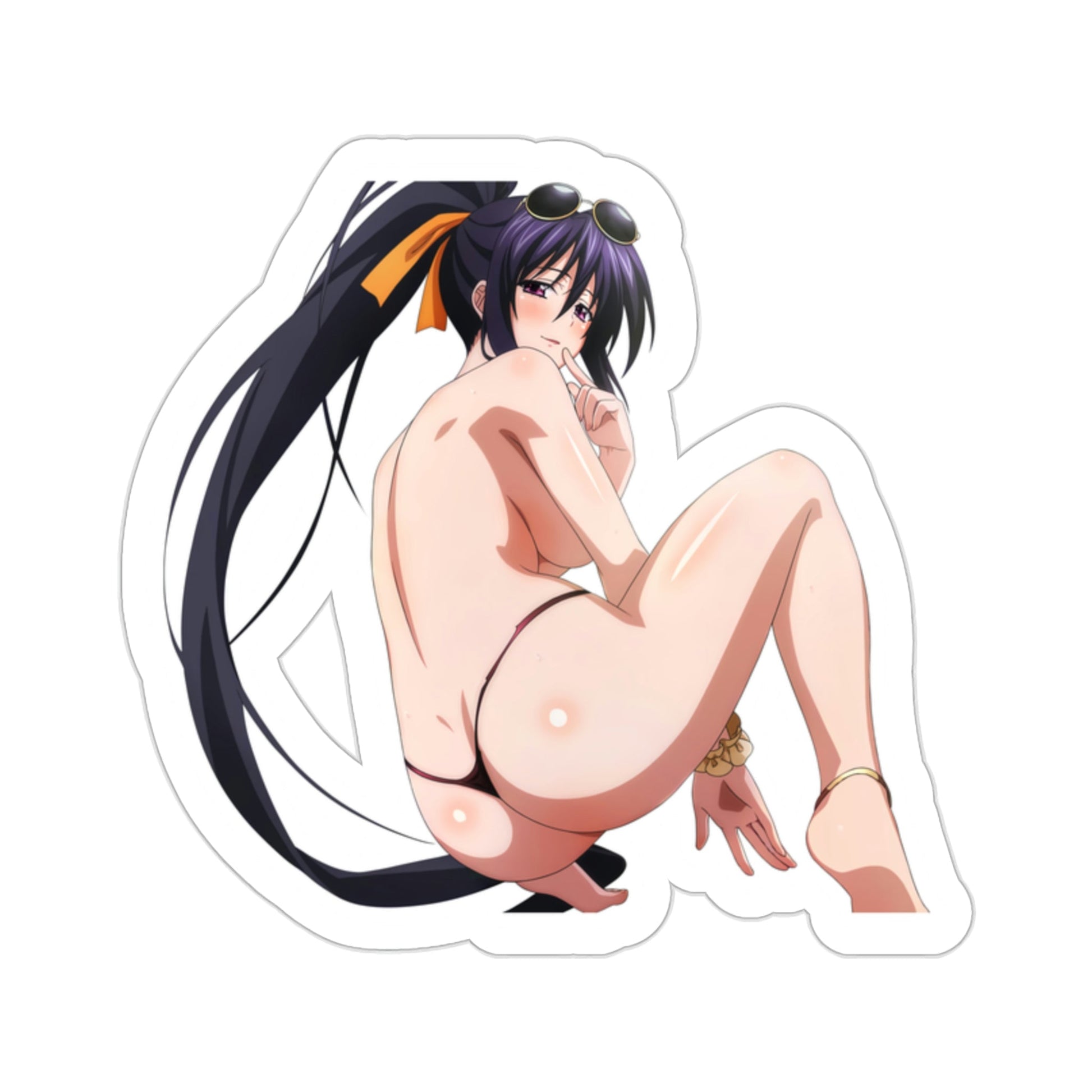 High School DxD - Akeno Himejima v3 (Anime/Ecchi/Waifu) STICKER Vinyl Die-Cut Decal-2 Inch-The Sticker Space