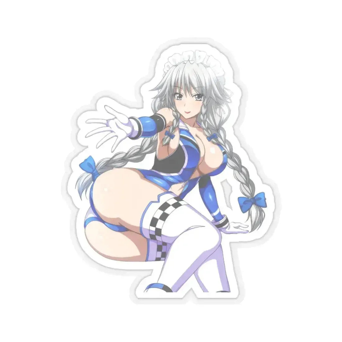 High School DxD Grayfia Lucifuge 4 (Anime/Ecchi) STICKER Vinyl Kiss-Cut Decal 6 Inch Transparent - The Sticker Space