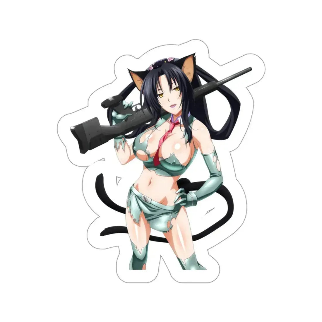 High School DxD - Kuroka (Anime/Ecchi/Waifu) STICKER Vinyl Die-Cut Decal 3 Inch - The Sticker Space