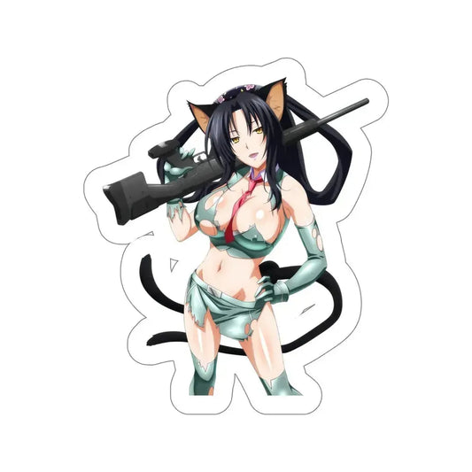 High School DxD - Kuroka (Anime/Ecchi/Waifu) STICKER Vinyl Die-Cut Decal 6 Inch - The Sticker Space