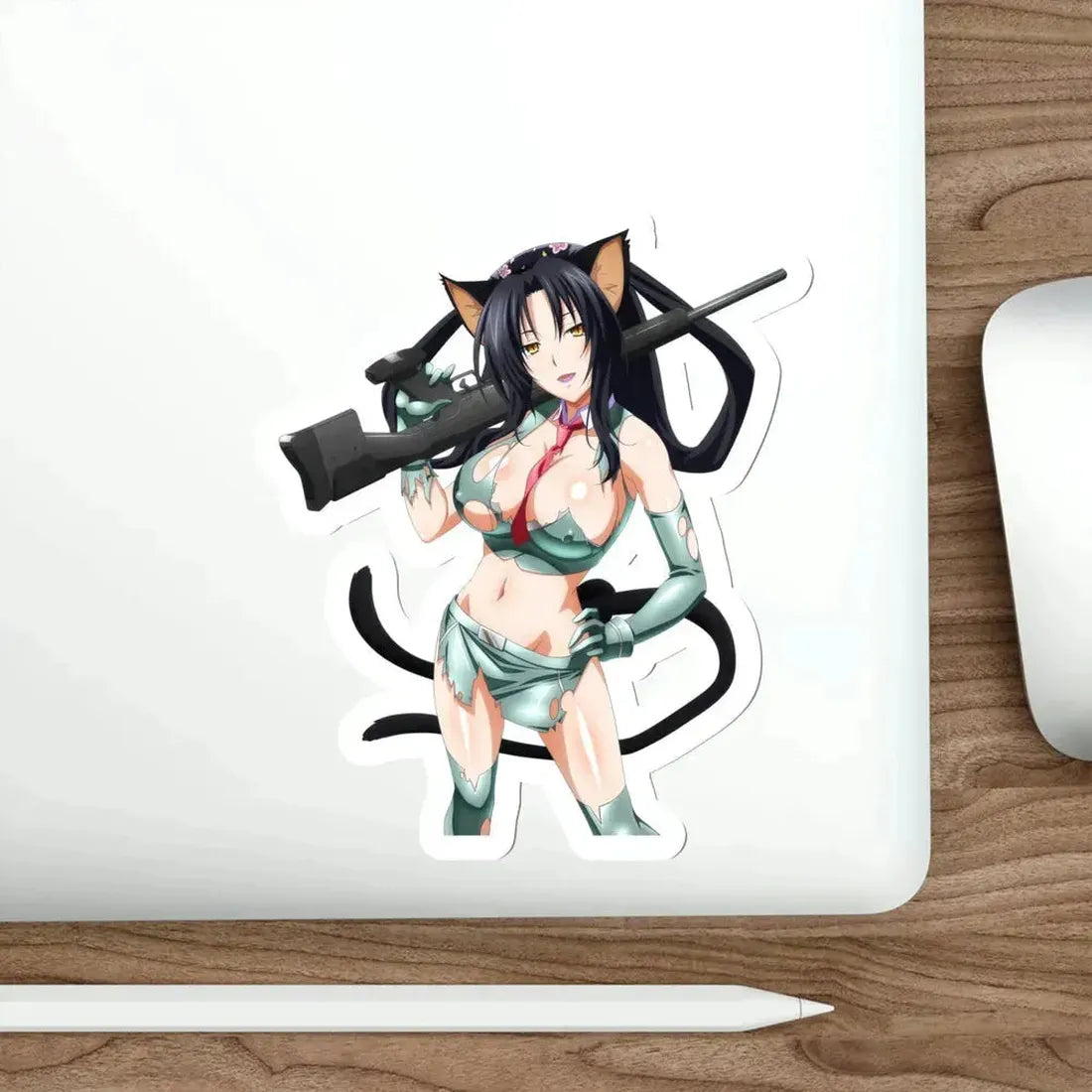 High School DxD - Kuroka (Anime/Ecchi/Waifu) STICKER Vinyl Die-Cut Decal - The Sticker Space