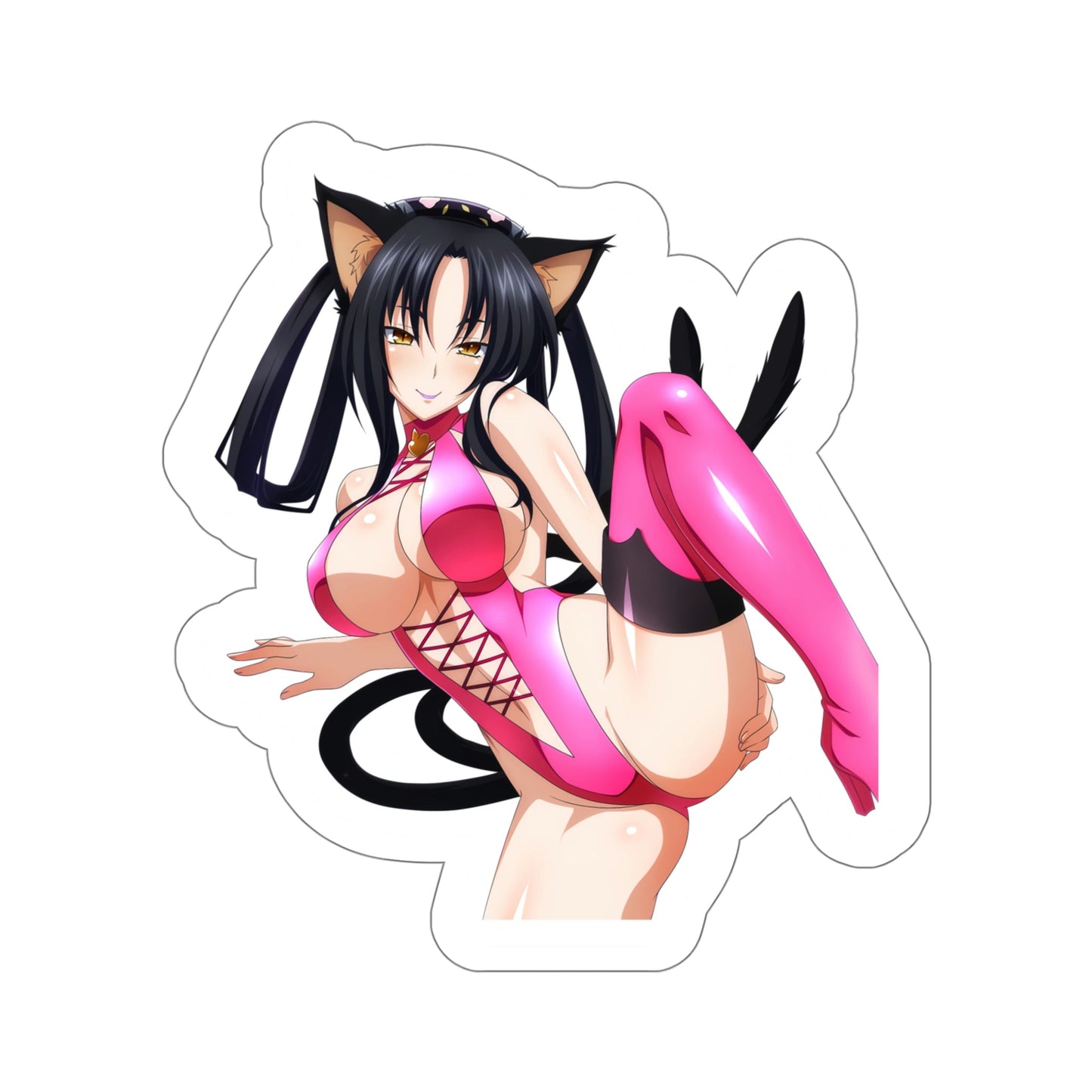 High School DxD - Kuroka v3 (Anime/Ecchi/Waifu) STICKER Vinyl Die-Cut Decal-5 Inch-The Sticker Space