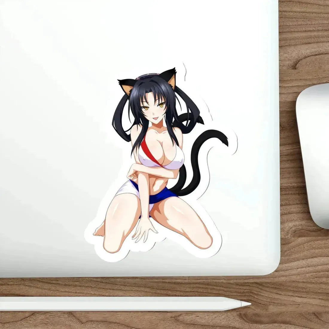 High School DxD - Kuroka v4 (Anime/Ecchi/Waifu) STICKER Vinyl Die-Cut Decal - The Sticker Space