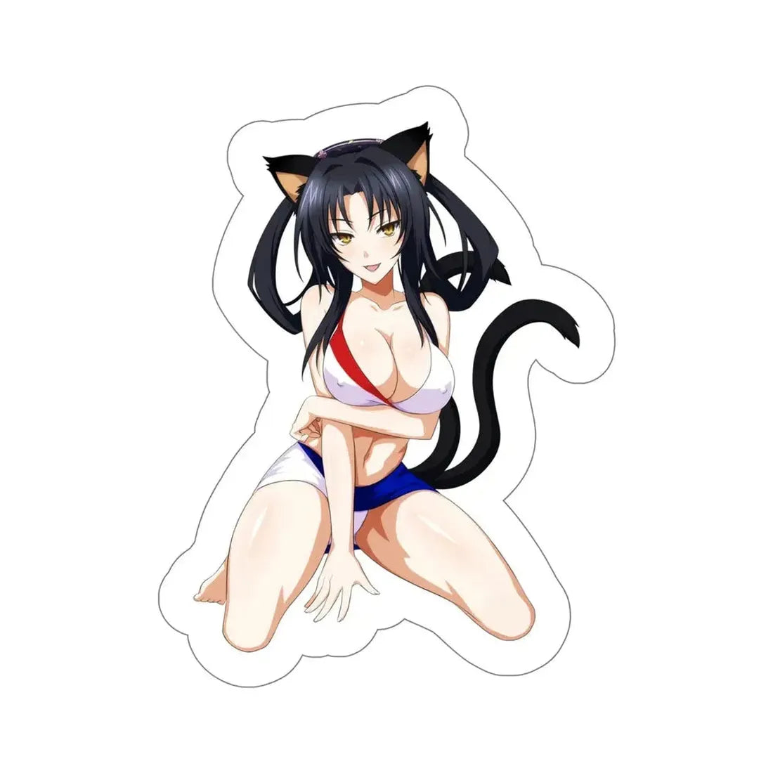 High School DxD - Kuroka v4 (Anime/Ecchi/Waifu) STICKER Vinyl Die-Cut Decal - The Sticker Space