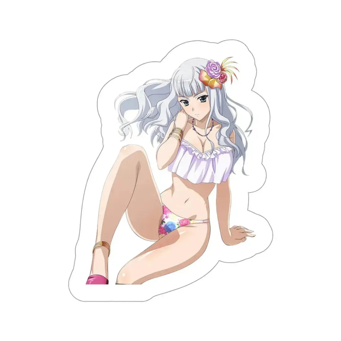 High School DxD - Momo Hanakai v3 (Anime/Ecchi/Waifu) STICKER Vinyl Die-Cut Decal 3 Inch - The Sticker Space