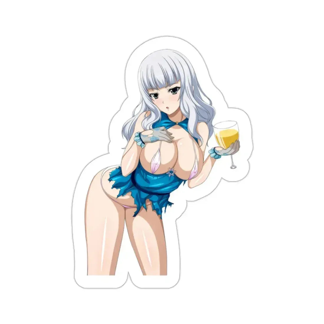 High School DxD - Momo Hanakai v5 (Anime/Ecchi/Waifu) STICKER Vinyl Die-Cut Decal 2 Inch - The Sticker Space