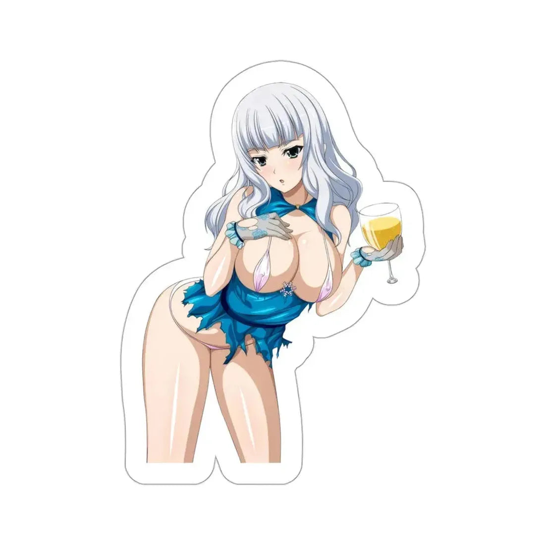 High School DxD - Momo Hanakai v5 (Anime/Ecchi/Waifu) STICKER Vinyl Die-Cut Decal 3 Inch - The Sticker Space