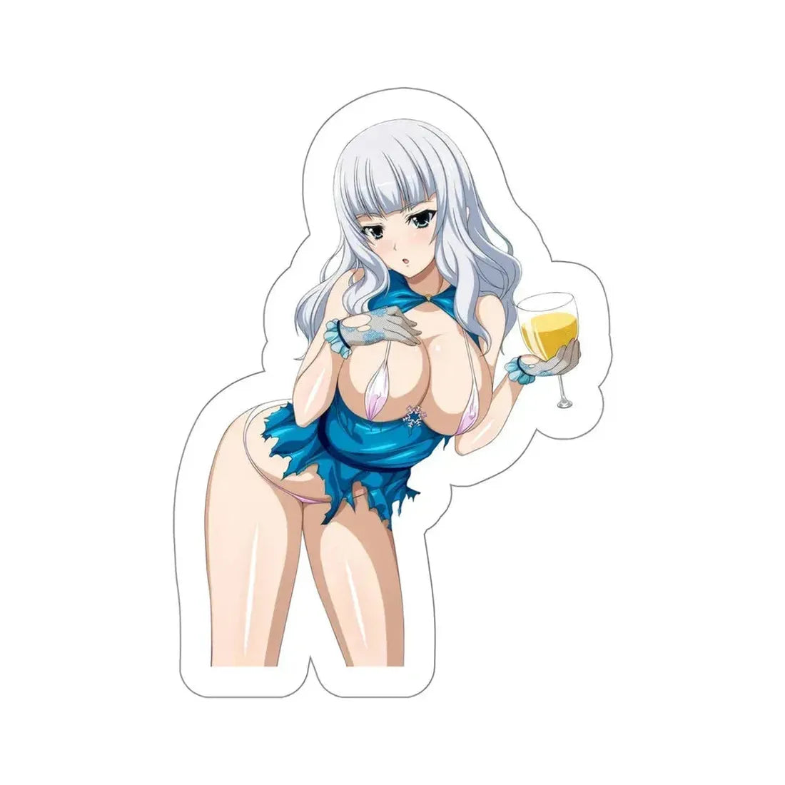 High School DxD - Momo Hanakai v5 (Anime/Ecchi/Waifu) STICKER Vinyl Die-Cut Decal 5 Inch - The Sticker Space
