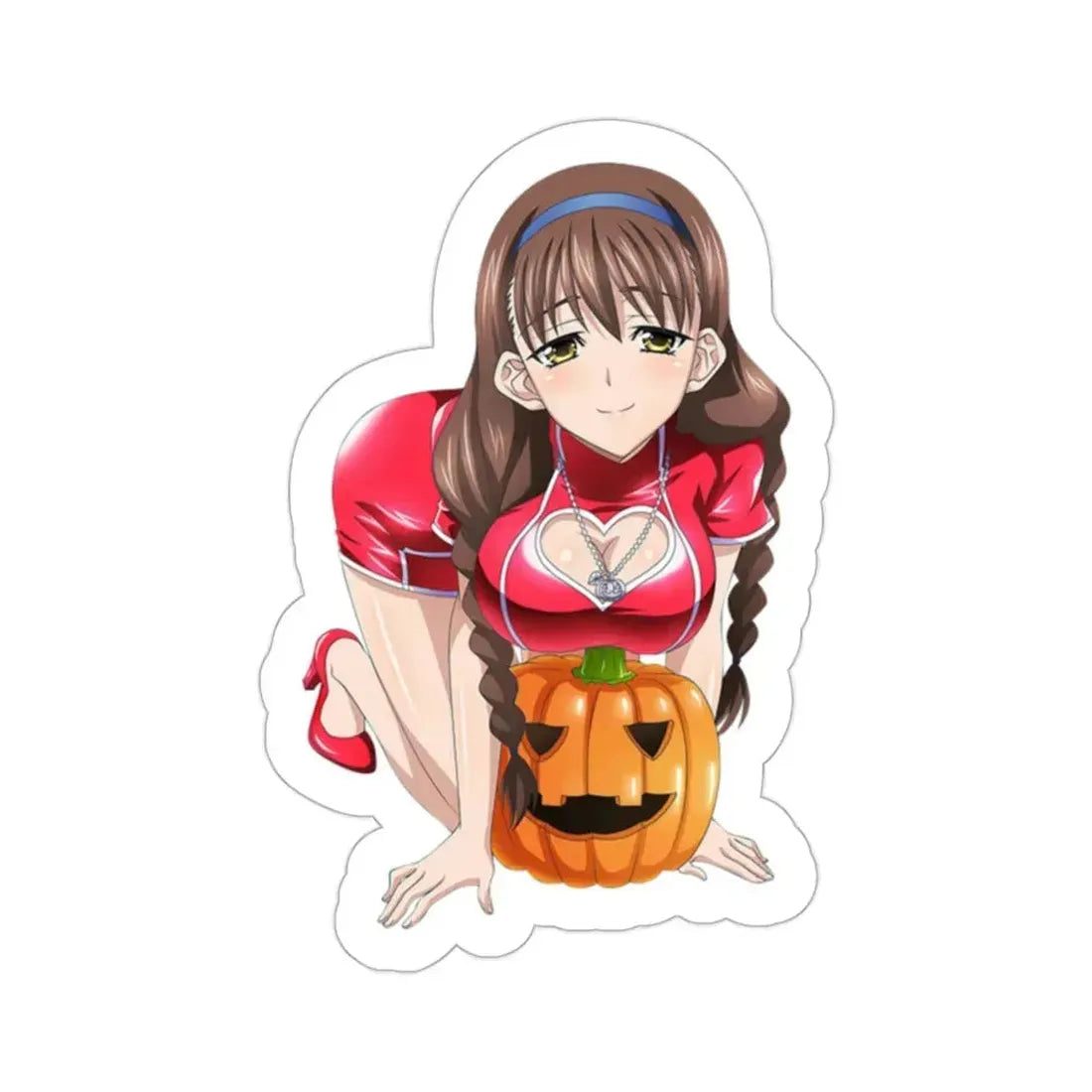 High School DxD - Reya Kusaka v2 (Anime/Ecchi/Waifu) STICKER Vinyl Die-Cut Decal 2 Inch - The Sticker Space