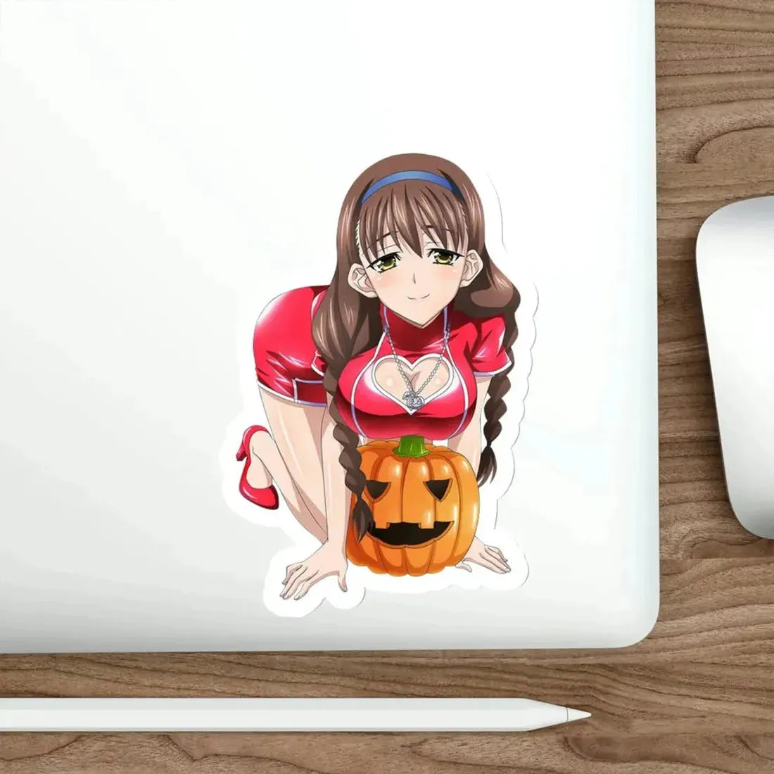 High School DxD - Reya Kusaka v2 (Anime/Ecchi/Waifu) STICKER Vinyl Die-Cut Decal - The Sticker Space