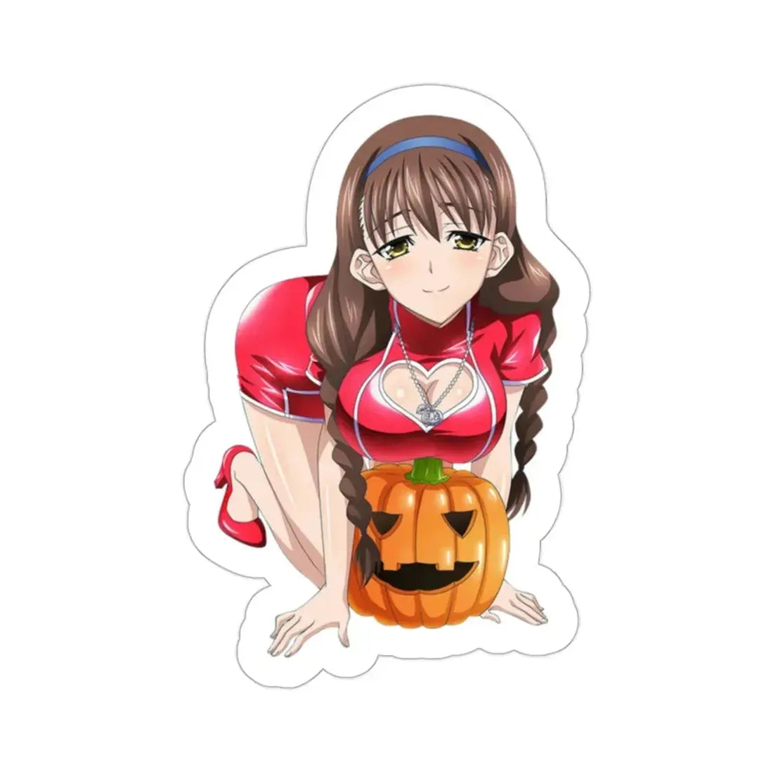 High School DxD - Reya Kusaka v2 (Anime/Ecchi/Waifu) STICKER Vinyl Die-Cut Decal - The Sticker Space