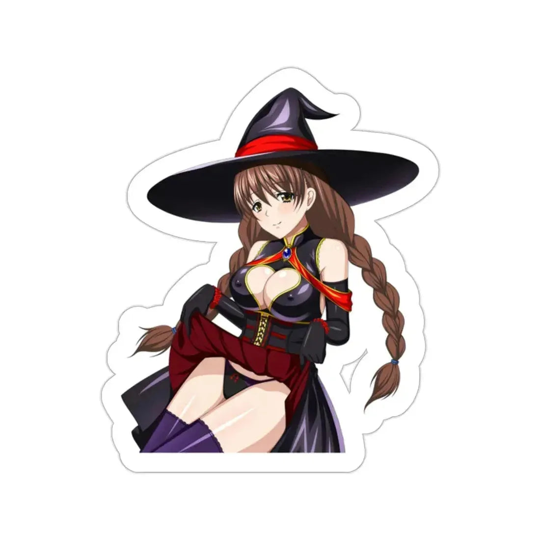High School DxD - Reya Kusaka v4 (Anime/Ecchi/Waifu) STICKER Vinyl Die-Cut Decal 2 Inch - The Sticker Space