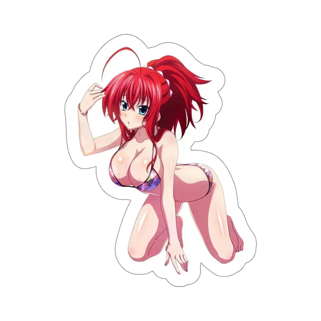 High School DxD - Rias Gremory v3 (Anime/Ecchi/Waifu) STICKER Vinyl Die-Cut Decal 5 Inch - The Sticker Space