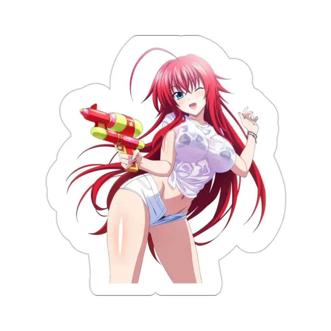 High School DxD - Rias Gremory v4 (Anime/Ecchi/Waifu) STICKER Vinyl Die-Cut Decal 2 Inch - The Sticker Space