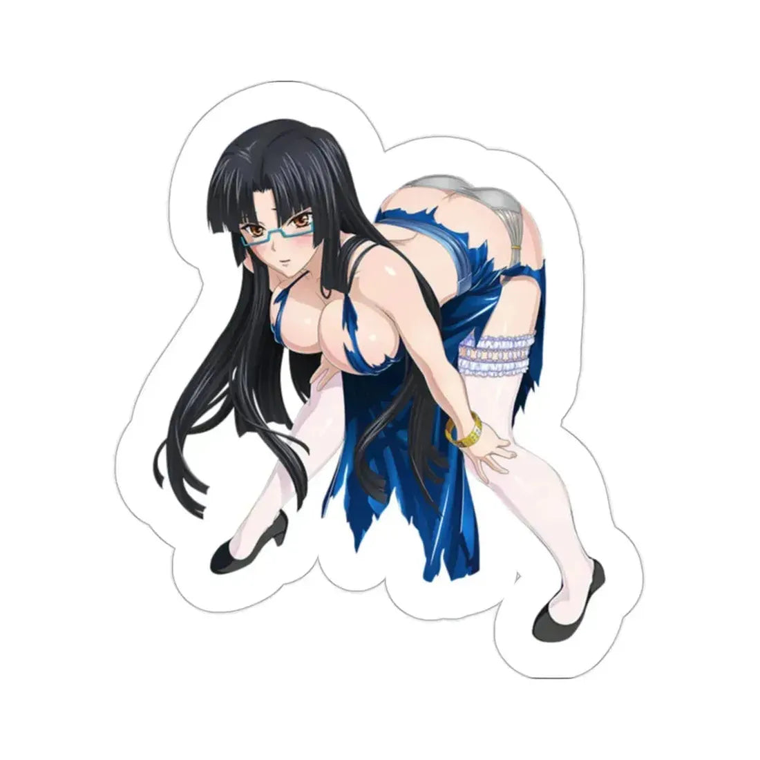 High School DxD - Tsubaki Shinra (Anime/Ecchi/Waifu) STICKER Vinyl Die-Cut Decal 2 Inch - The Sticker Space
