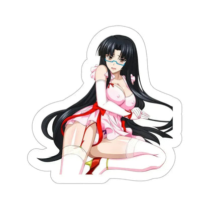 High School DxD - Tsubaki Shinra v3 (Anime/Ecchi/Waifu) STICKER Vinyl Die-Cut Decal 3 Inch - The Sticker Space
