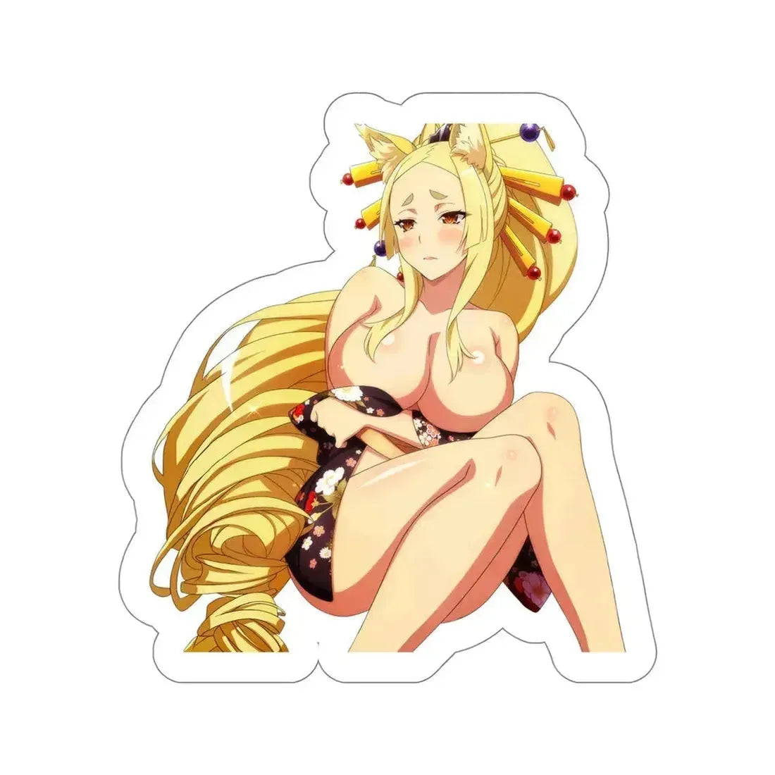 High School DxD - Yasaka (Anime/Ecchi/Waifu) STICKER Vinyl Die-Cut Decal 5 Inch - The Sticker Space