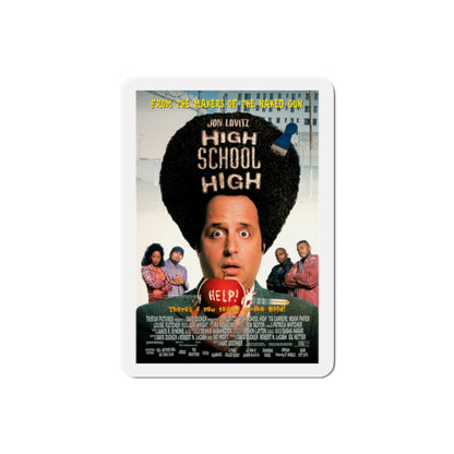 High School High 1996 Movie Poster Die-Cut Magnet-2" x 2"-The Sticker Space