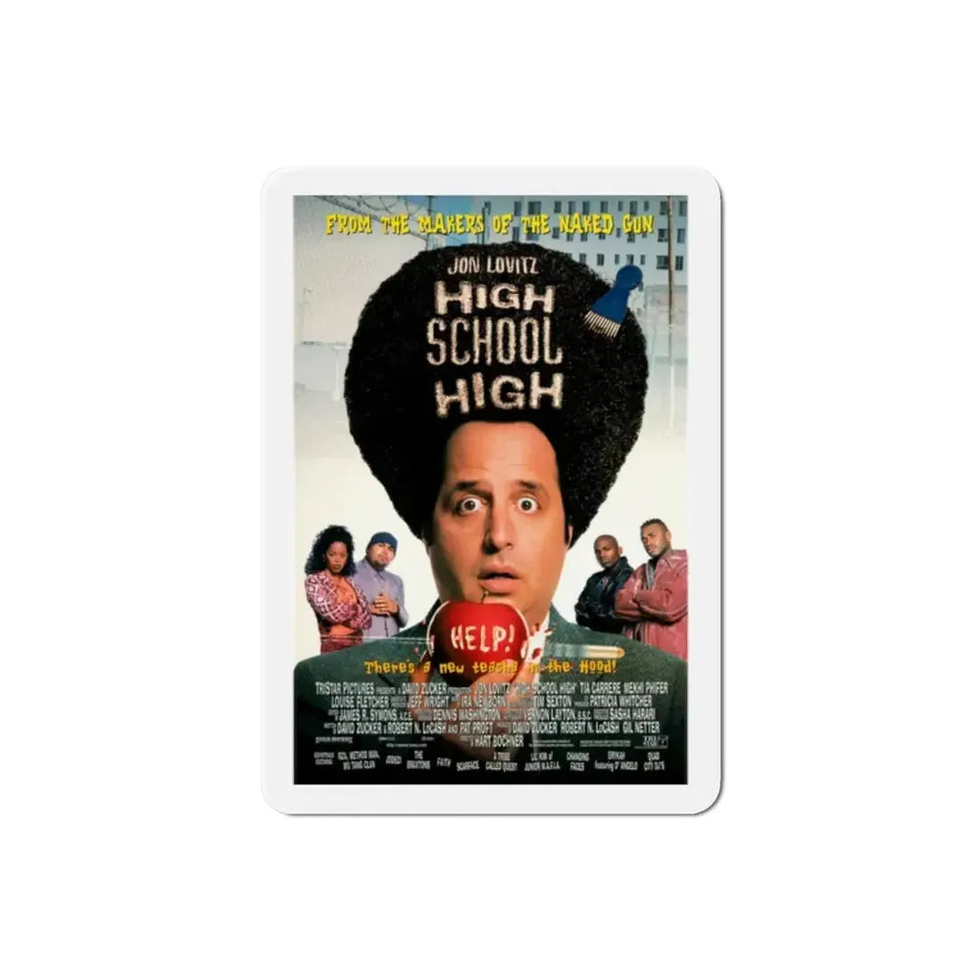 High School High 1996 Movie Poster Refrigerator Magnet - The Sticker Space