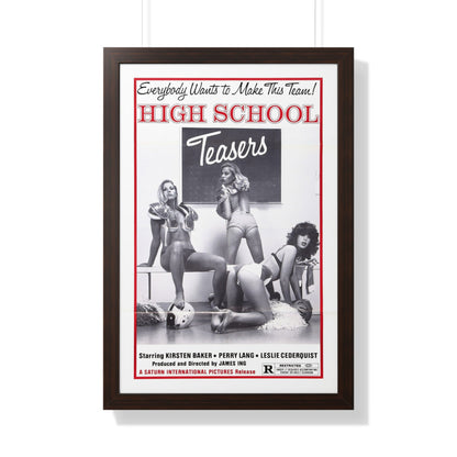 HIGH SCHOOL TEASERS 1978 - Framed Movie Poster-20" x 30"-The Sticker Space