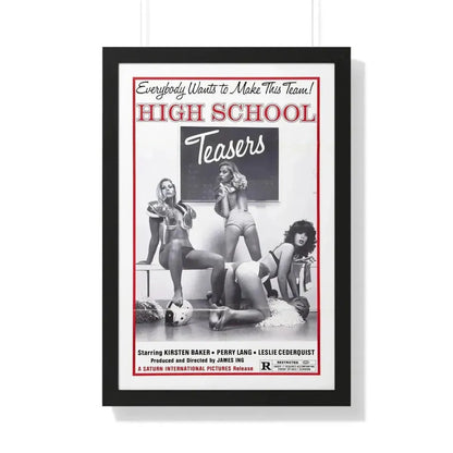 HIGH SCHOOL TEASERS 1978 - Framed Movie Poster - The Sticker Space