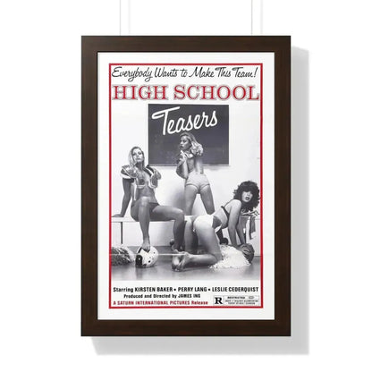 HIGH SCHOOL TEASERS 1978 - Framed Movie Poster - The Sticker Space