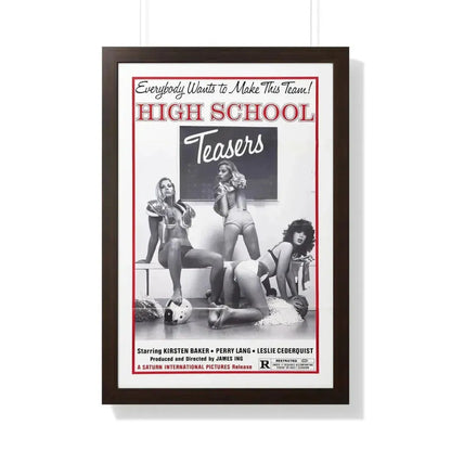 HIGH SCHOOL TEASERS 1978 - Framed Movie Poster - The Sticker Space