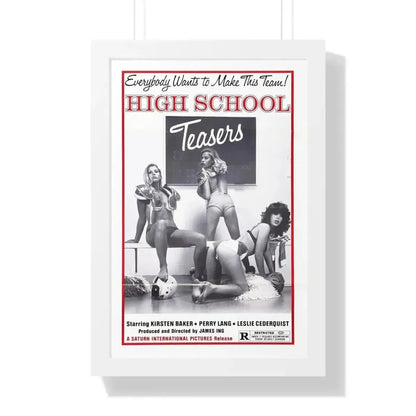 HIGH SCHOOL TEASERS 1978 - Framed Movie Poster - The Sticker Space