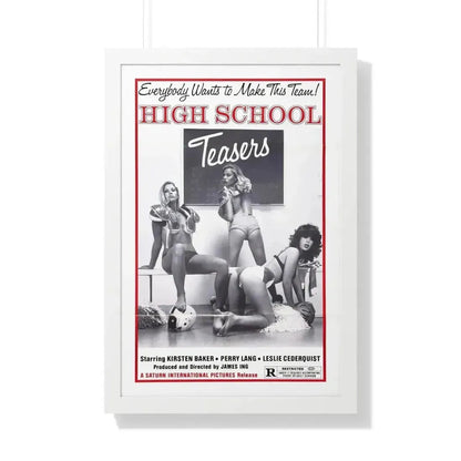 HIGH SCHOOL TEASERS 1978 - Framed Movie Poster - The Sticker Space