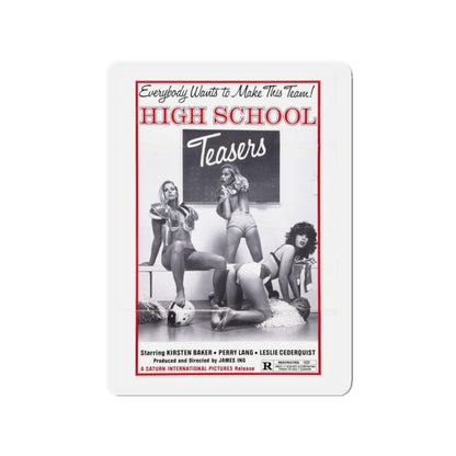 HIGH SCHOOL TEASERS 1978 Movie Poster - Die-Cut Magnet-2" x 2"-The Sticker Space