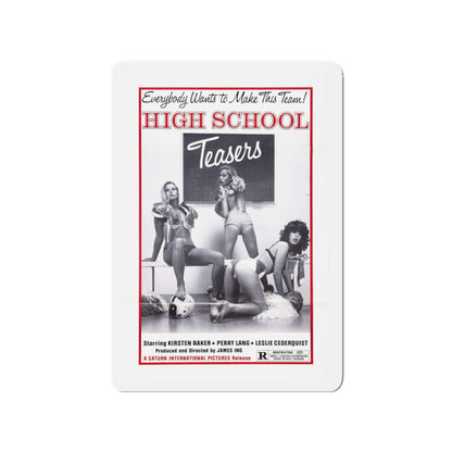 HIGH SCHOOL TEASERS 1978 Movie Poster - Die-Cut Magnet-3" x 3"-The Sticker Space