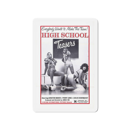 HIGH SCHOOL TEASERS 1978 Movie Poster - Die-Cut Magnet-4" x 4"-The Sticker Space