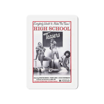 HIGH SCHOOL TEASERS 1978 Movie Poster - Die-Cut Magnet-5" x 5"-The Sticker Space