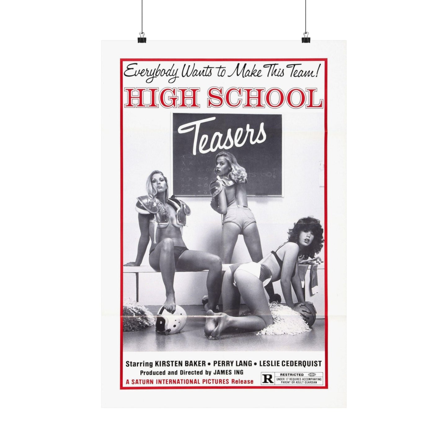 HIGH SCHOOL TEASERS 1978 - Paper Movie Poster-20″ x 30″-The Sticker Space