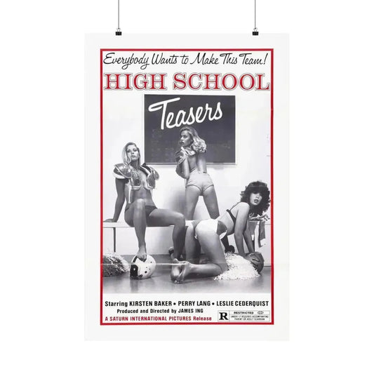 HIGH SCHOOL TEASERS 1978 - Paper Movie Poster 24″ x 36″ Matte - The Sticker Space