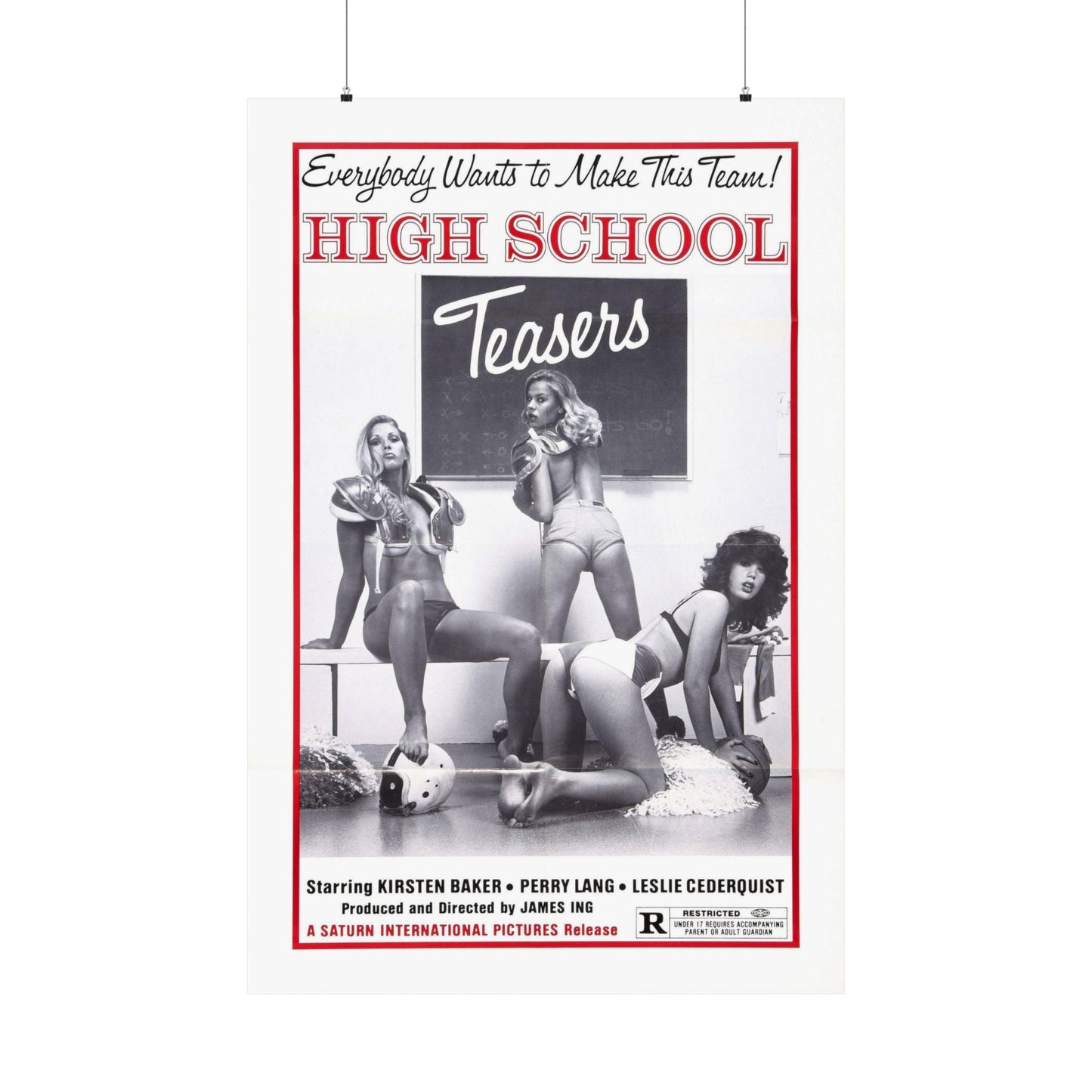 HIGH SCHOOL TEASERS 1978 - Paper Movie Poster-36" x 54"-The Sticker Space