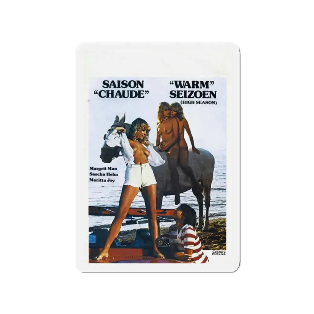 HIGH SEASON 1987 Movie Poster - Refrigerator Magnet 2 Inch - The Sticker Space