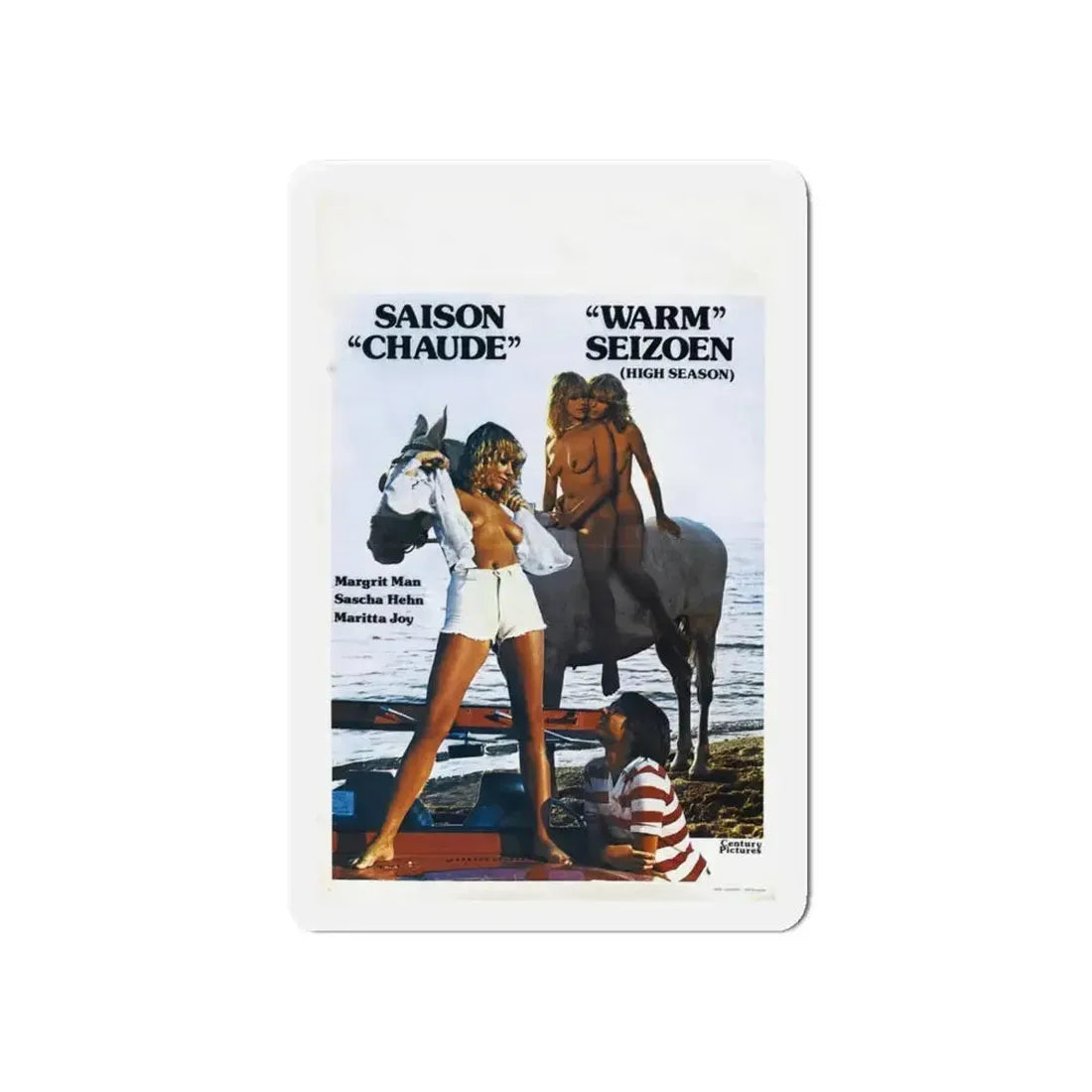 HIGH SEASON 1987 Movie Poster - Refrigerator Magnet 6 Inch - The Sticker Space