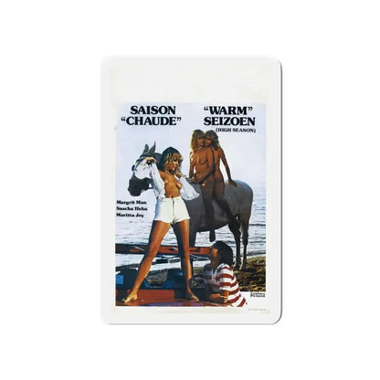 HIGH SEASON 1987 Movie Poster - Refrigerator Magnet 6 Inch - The Sticker Space