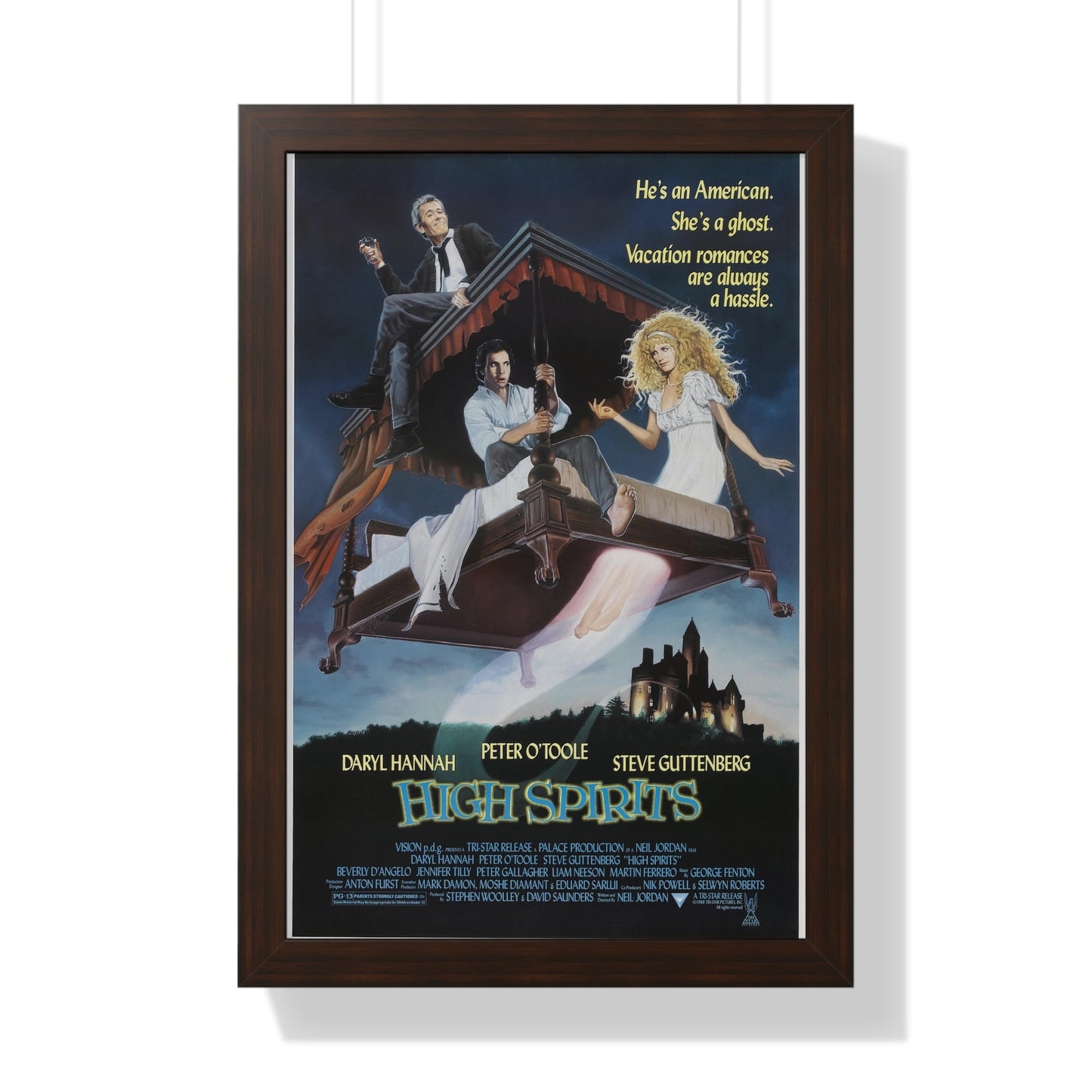 HIGH SPIRITS 1988 - Framed Movie Poster-16″ x 24″-The Sticker Space