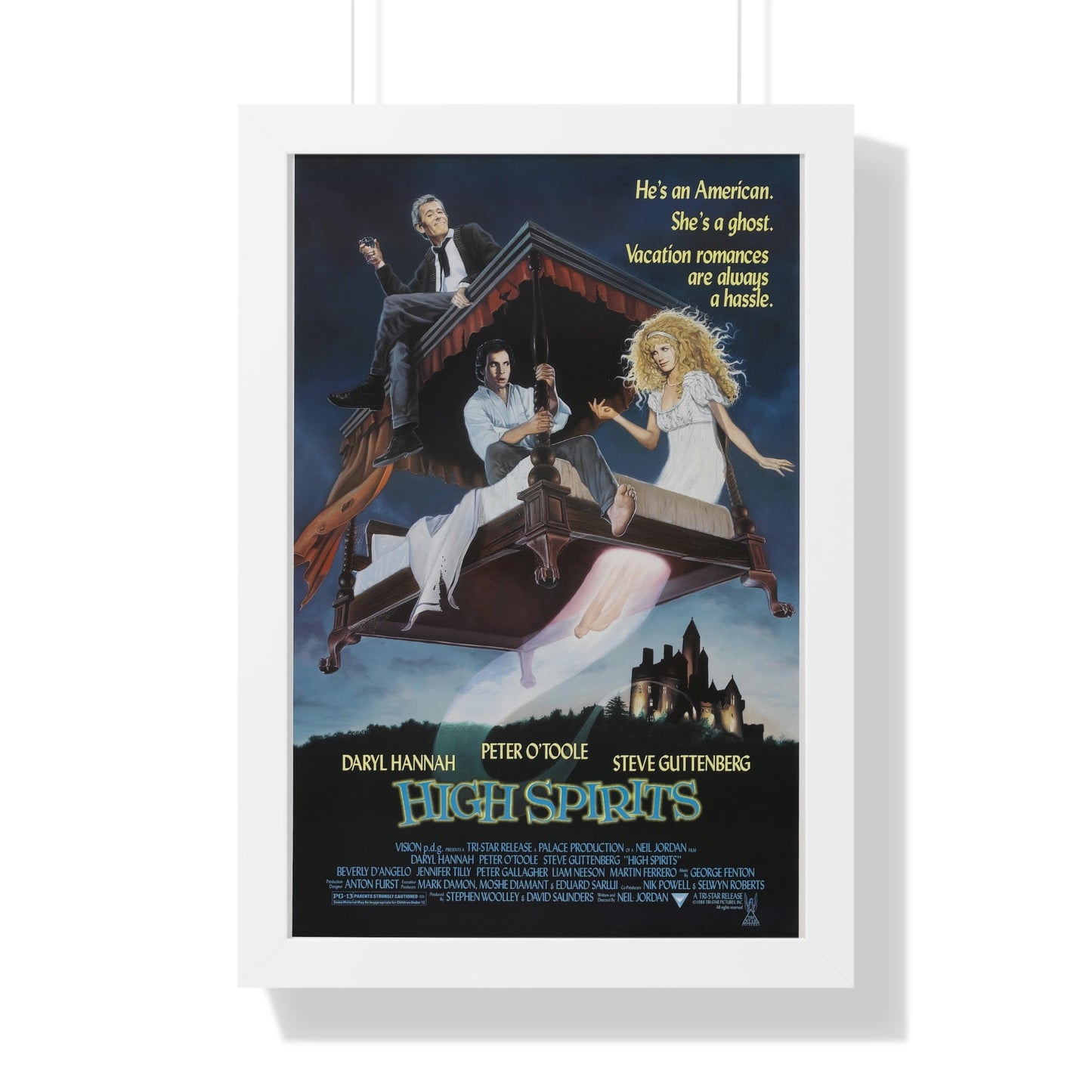 HIGH SPIRITS 1988 - Framed Movie Poster-16″ x 24″-The Sticker Space