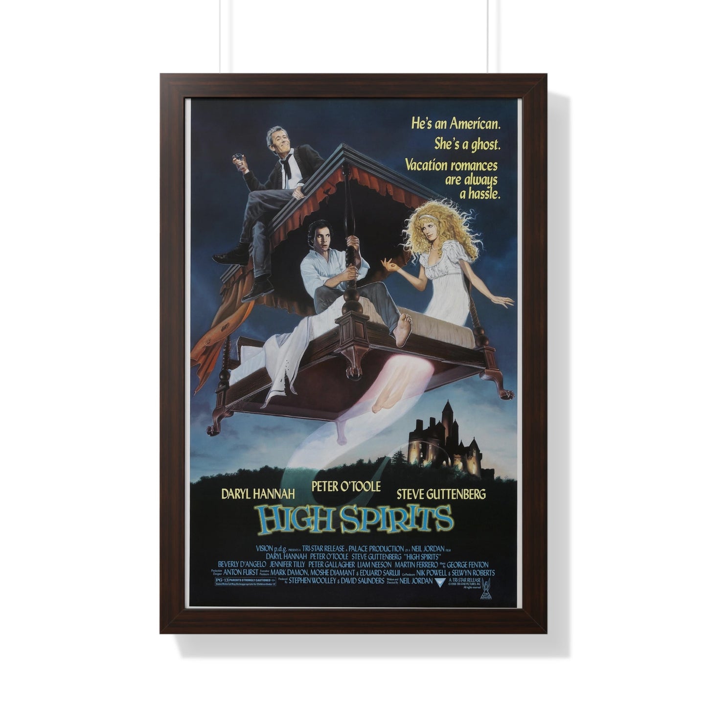 HIGH SPIRITS 1988 - Framed Movie Poster-20" x 30"-The Sticker Space